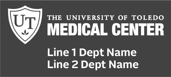 UTMC Department charcoal logo